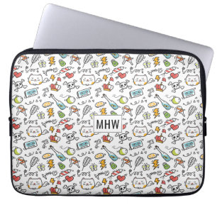 Kawaii patroon op maat gemaakte laptop hoezen