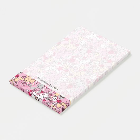 Kawaii-patroon Post-it® Notes (Schuin)