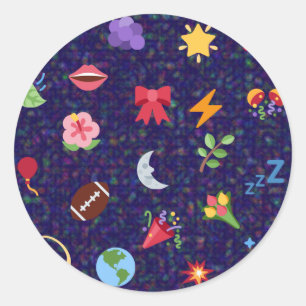  kawaii patroon  ronde sticker