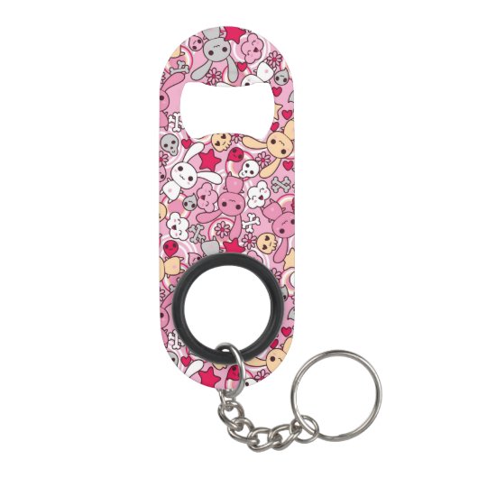 Kawaii-patroon Sleutelhanger Flessenopener (Achterkant)