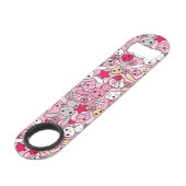 Kawaii-patroon Speed Flessenopener (Achterkant Gekanteld)