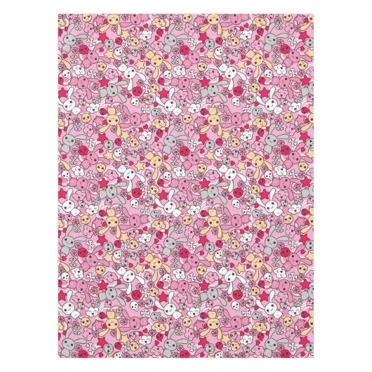 Kawaii-patroon Tafelkleed (Voorkant)