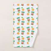 kawaii - patroon voor meisje bad handdoek (Handdoek)