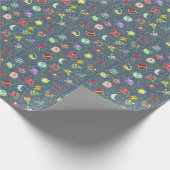 kawaii pattern cadeaupapier (Hoek)