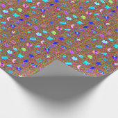 kawaii pattern cadeaupapier (Hoek)