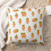 Kawaii pattern of fun carrots kussen (Deken)