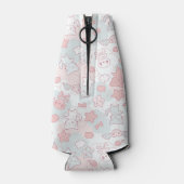 kawaii pattern with doodle flesjeskoeler (Achterkant)