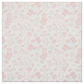 kawaii pattern with doodle stof (Swatch)