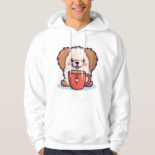 Kawaii Paws Café Hoodie (Voorkant)