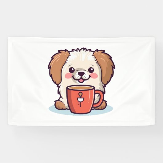 Kawaii Paws Café Spandoek (Horizontaal)