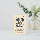 Kawaii Paws Delight hond grooming Visitekaartje (Staand voorkant)