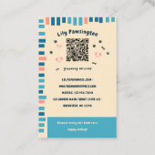 Kawaii Paws Delight hond grooming Visitekaartje (Achterkant)