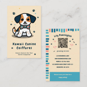Kawaii Paws Delight hond grooming Visitekaartje