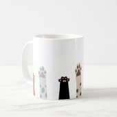 Kawaii Paws Raising Koffiemok (Voorkant links)