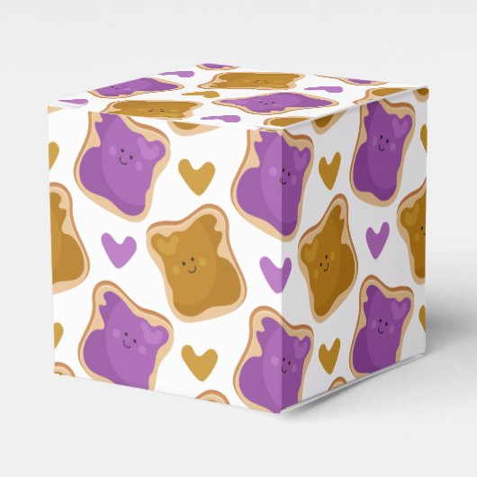 Kawaii PBJ-patroon Bedankdoosjes (Voorkant Zijde)
