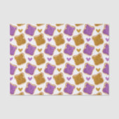 Kawaii PBJ Pattern Tissuepapier (Voorkant)