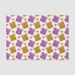 Kawaii PBJ Pattern Tissuepapier