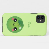Kawaii Pea Hoesje-Mate iPhone Case (Achterkant (horizontaal))