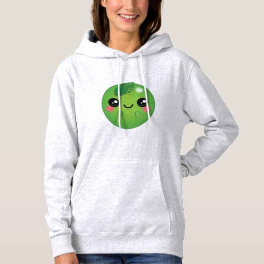Kawaii Pea Hoodie (Voorkant)