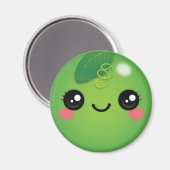 Kawaii Pea Magnet (Voorkant / Achterkant)
