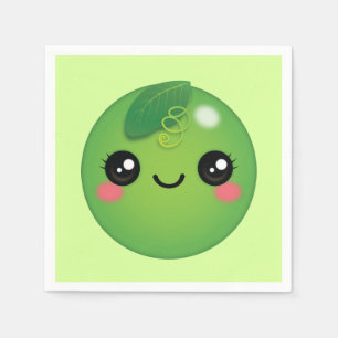 Kawaii Pea Napkins Servet