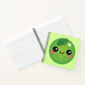Kawaii Pea Notitieboek (Binnen)