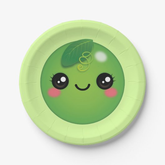 Kawaii Pea Paper Bord (Voorkant)