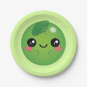 Kawaii Pea Papieren Bordje (Voorkant)