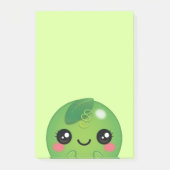 Kawaii Pea Post-it® Notes (Voorkant)