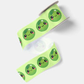 Kawaii Pea Satin Ribbon Satijnen Lint (Achterkant)
