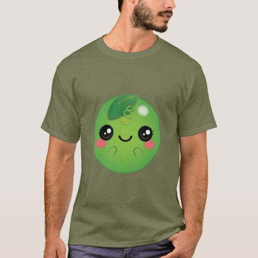 Kawaii Pea T-shirt (Voorkant)