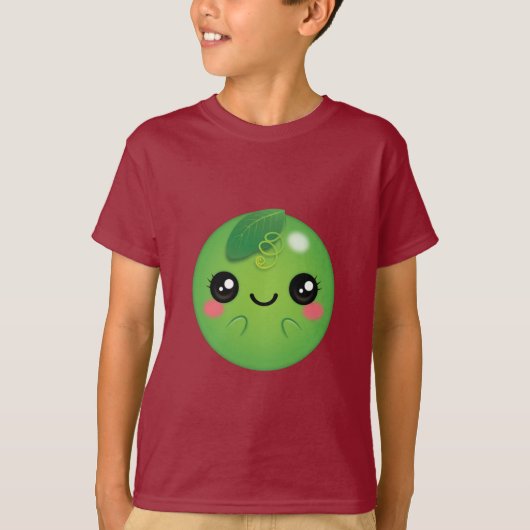 Kawaii Pea T-shirt (Voorkant)