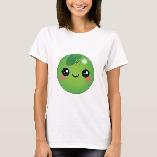 Kawaii Pea T-Shirt (Voorkant)