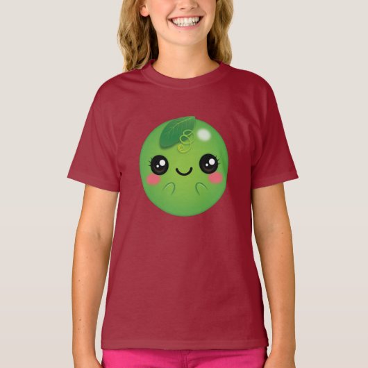 Kawaii Pea T-shirt (Voorkant)