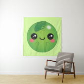 Kawaii Pea Wandkleed (In situ)