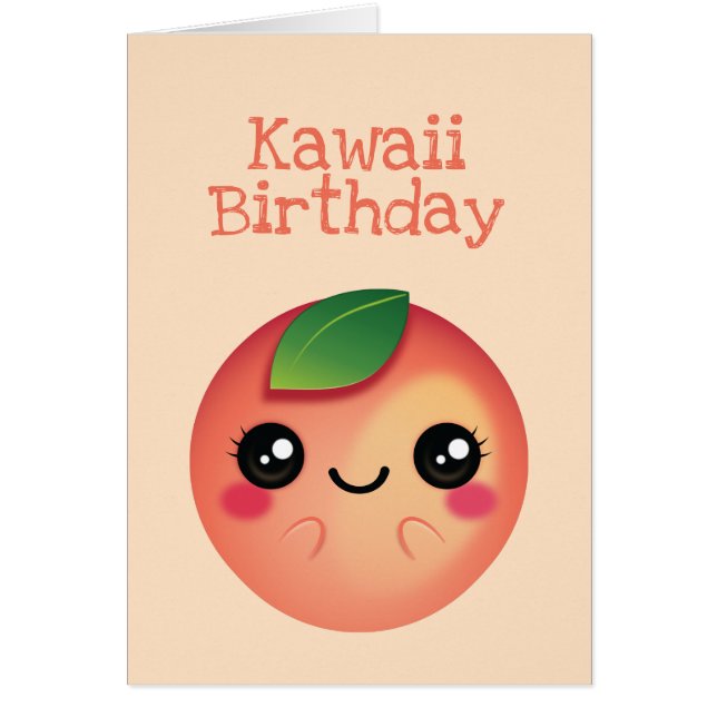 Kawaii Peach (Voorkant)