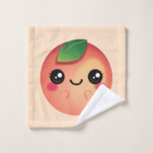 Kawaii Peach Bad Handdoek (Wasdoekje)