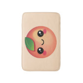 Kawaii Peach Bath Mat (Voorkant Verticaal)