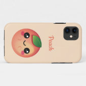 Kawaii Peach Case-Mate iPhone Case (Achterkant (horizontaal))