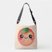 Kawaii Peach Crossbody Tas (Voorkant)