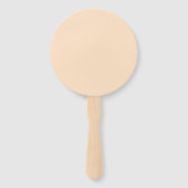 Kawaii Peach Hand Fan Handwaaier (Achterkant)