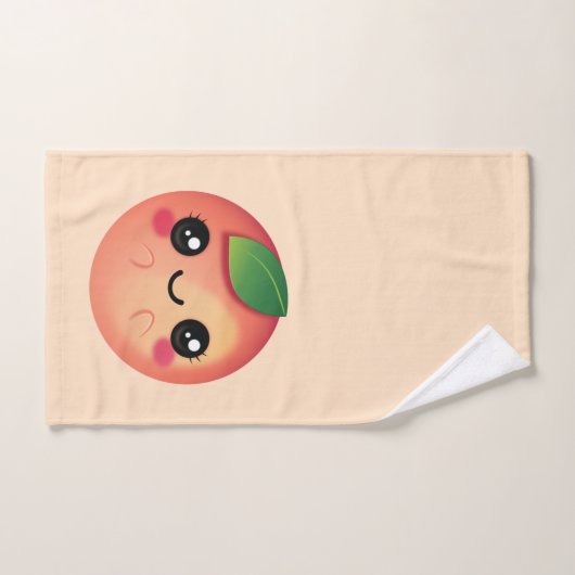 Kawaii Peach Handdoek (Handdoek)