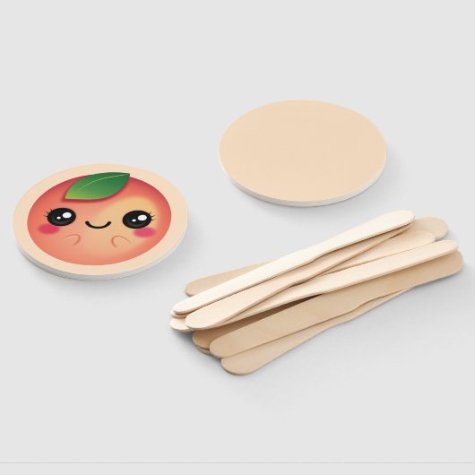 Kawaii Peach Handwaaier (Niet-gemonteerd)