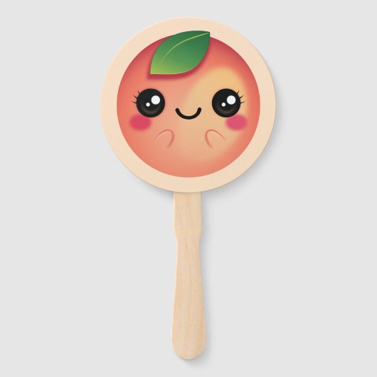 Kawaii Peach Handwaaier (Voorkant)