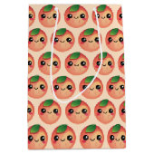 Kawaii Peach Medium Cadeauzakje (Voorkant)