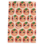 Kawaii Peach Medium Cadeauzakje (Achterkant)