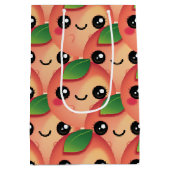 Kawaii Peach Medium Cadeauzakje (Achterkant)