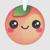 Kawaii Peach Ornament (voorkant)