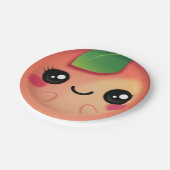 Kawaii Peach Papieren Bordje (Gekanteld)
