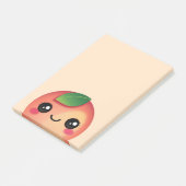 Kawaii Peach Post-it Notes (Schuin)